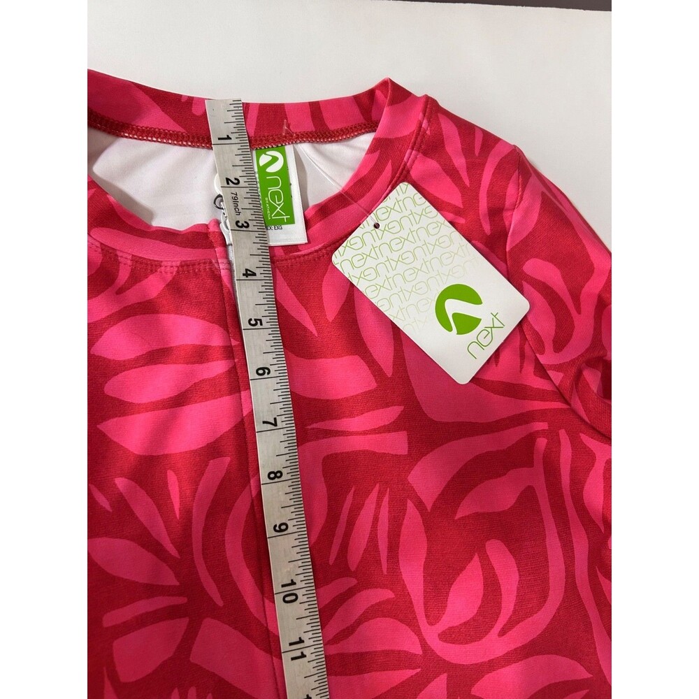 NWT $112‎ Next By Athena size XL Long Sleeve Zip One Piece Swimsuit Scuba Resort - Picture 8 of 16